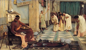 皇帝のお気に入りギリシャ人ジョン・ウィリアム・ウォーターハウス Oil Paintings